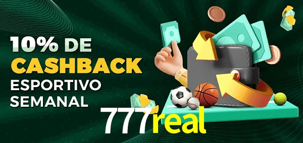 10% de bônus de cashback na 777real